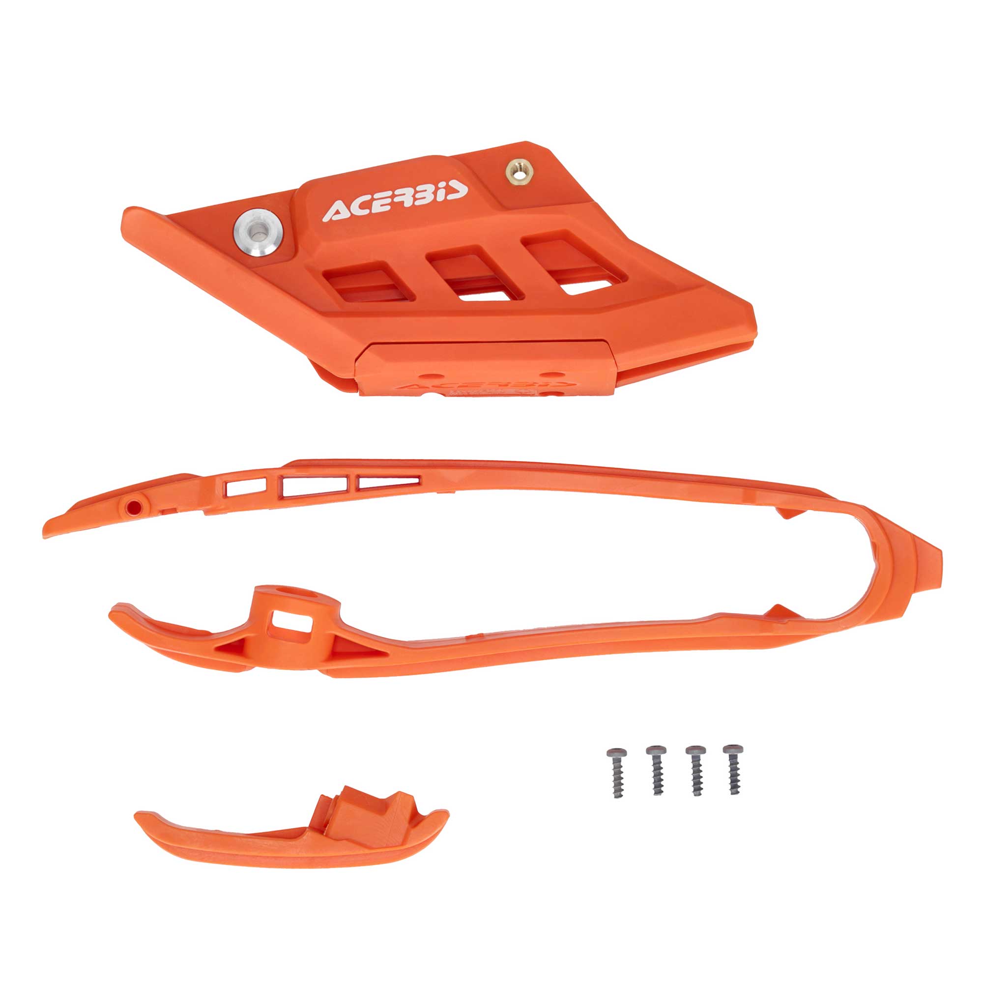 Acerbis - Complete Chain Block & Slider Kit - KTM SX/SXF 125-450 25-26, EXC/EXCF 150-500 25-26, Husqvarna TC/FC 125-450 25-26, TE/FE 250-501 25-26, FX350/450 25-26, Gas Gas MC/MCF 125-450 25-26, EC/ECF 125-500 25-26, EX/EXF 250-450 25-26