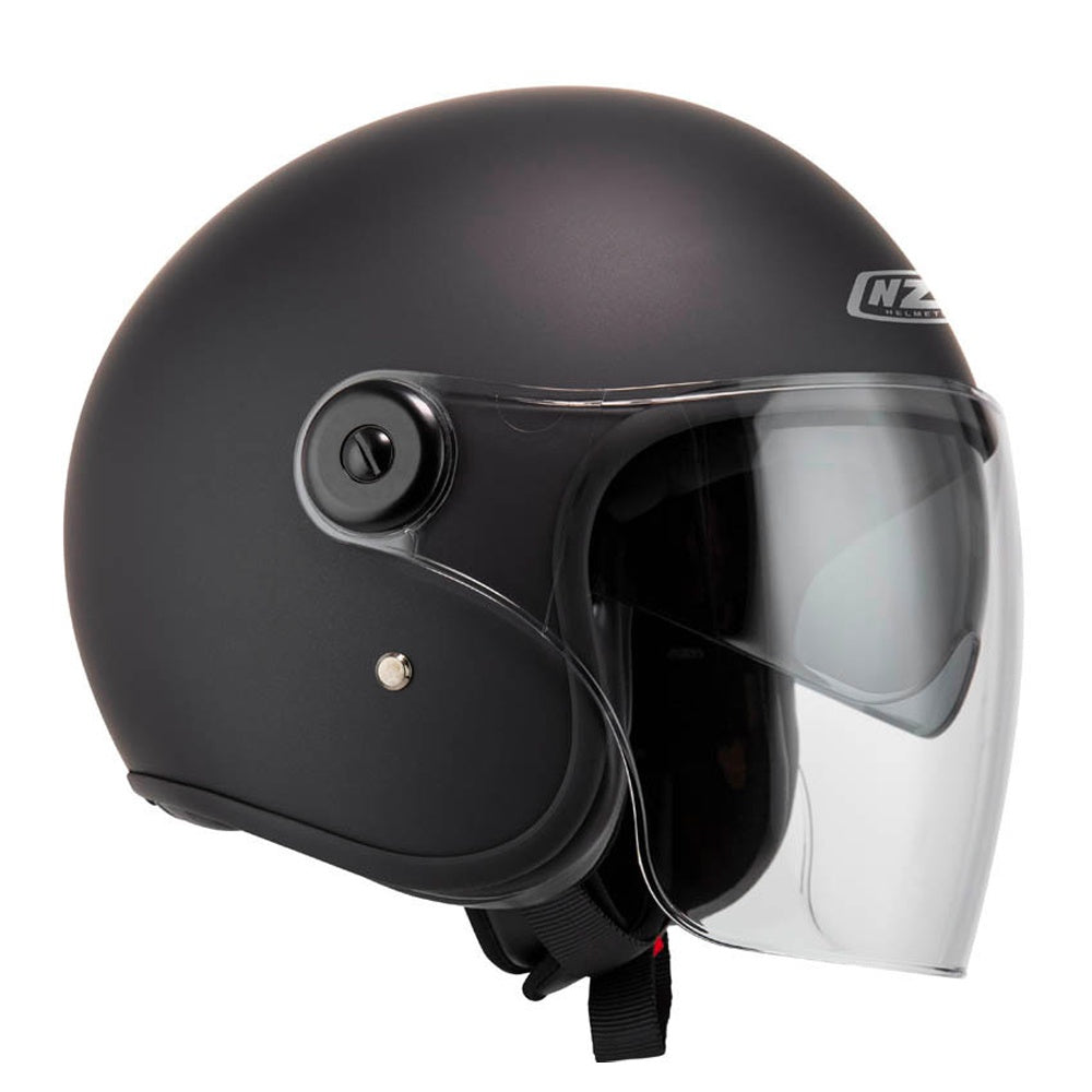 NZI Ville Open Face Helmet (Matt Black)