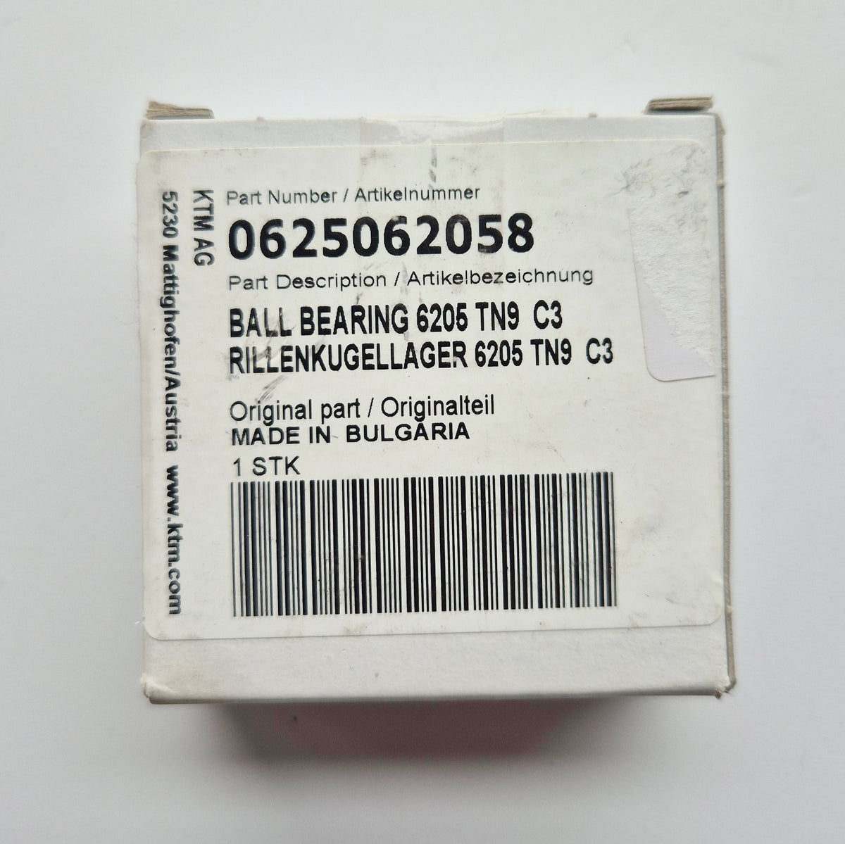 KTM Genuine Part - Ball Bearing 6205 - K0625062058