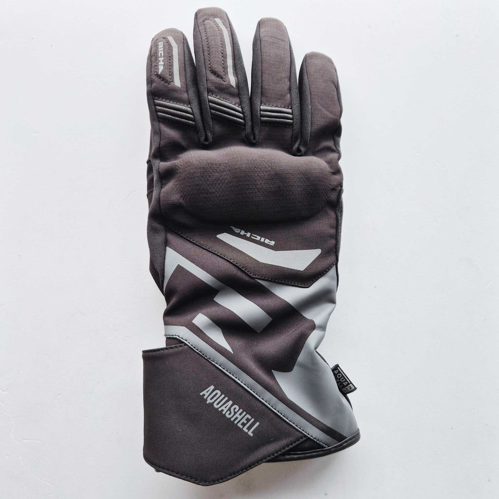 Richa Motorcycle Softshell Gloves - Eternity Waterproof (Black)
