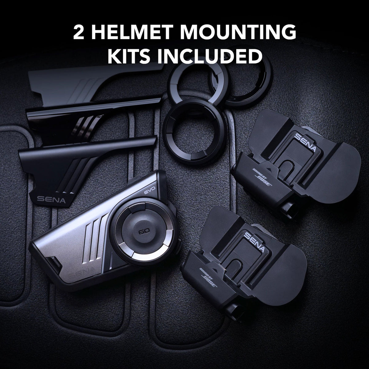 Sena Bluetooth/Mesh Intercom System 60S EVO (Bose) (Wave) - (Single Pack)