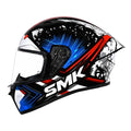 SMK Motorcycle Road Helmet - STELLAR SPORT FLARE GL215 (Black/Blue/Red)