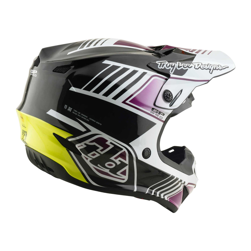 Troy Lee Designs MX | Enduro Helmet - GP PRO MIPS - SEGMENT (Black)