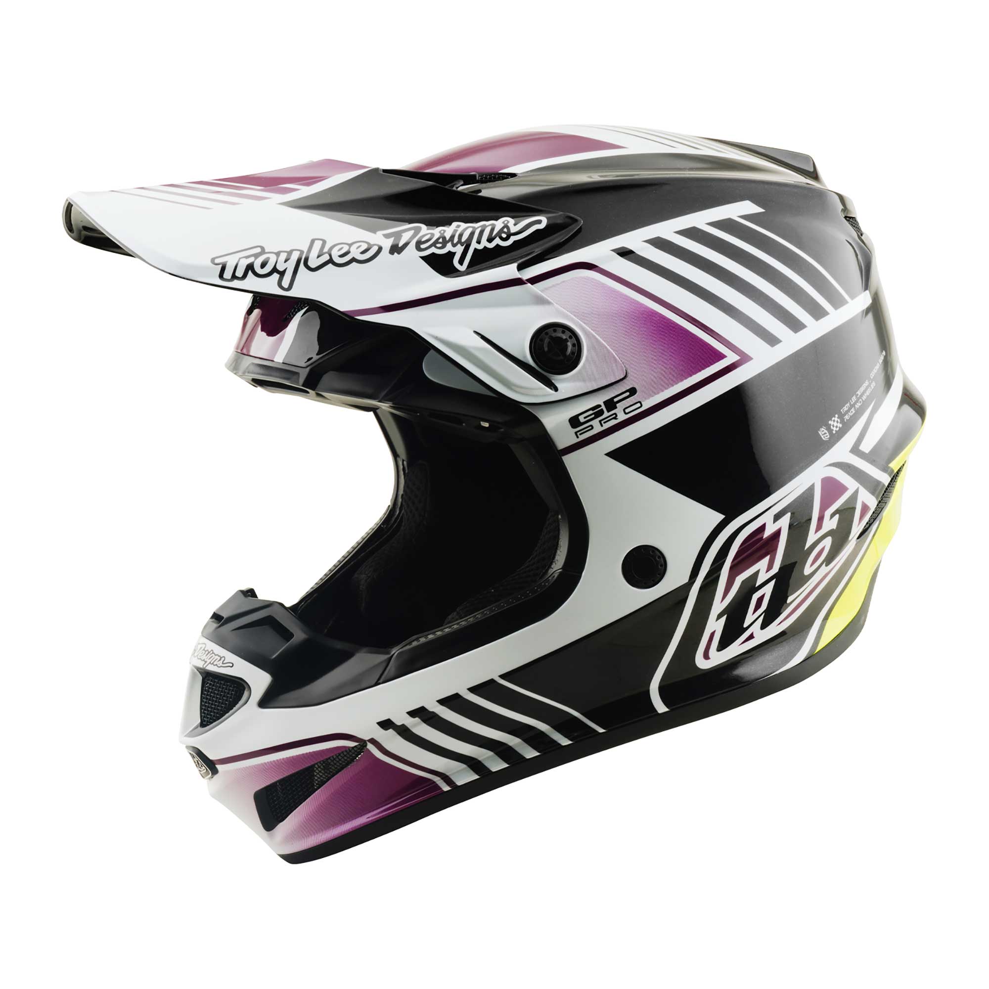 Troy Lee Designs MX | Enduro Helmet - GP PRO MIPS - SEGMENT (Black)