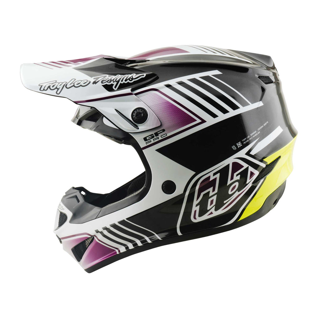 Troy Lee Designs MX | Enduro Helmet - GP PRO MIPS - SEGMENT (Black)