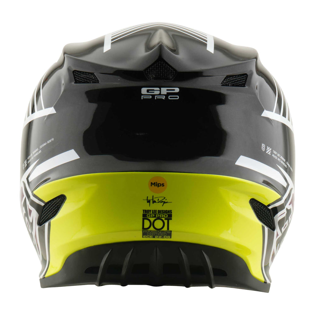 Troy Lee Designs MX | Enduro Helmet - GP PRO MIPS - SEGMENT (Black)