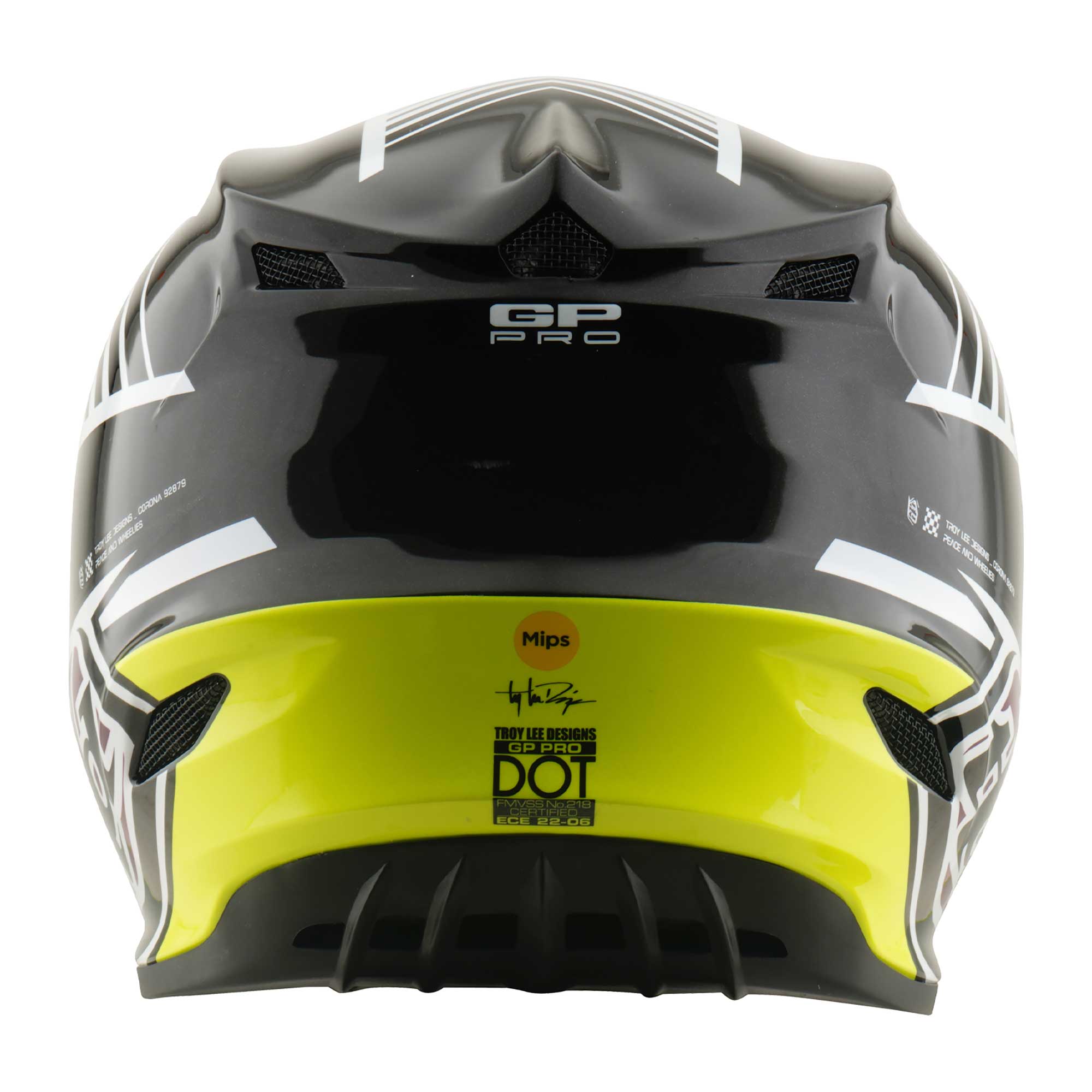 Troy Lee Designs MX | Enduro Helmet - GP PRO MIPS - SEGMENT (Black)