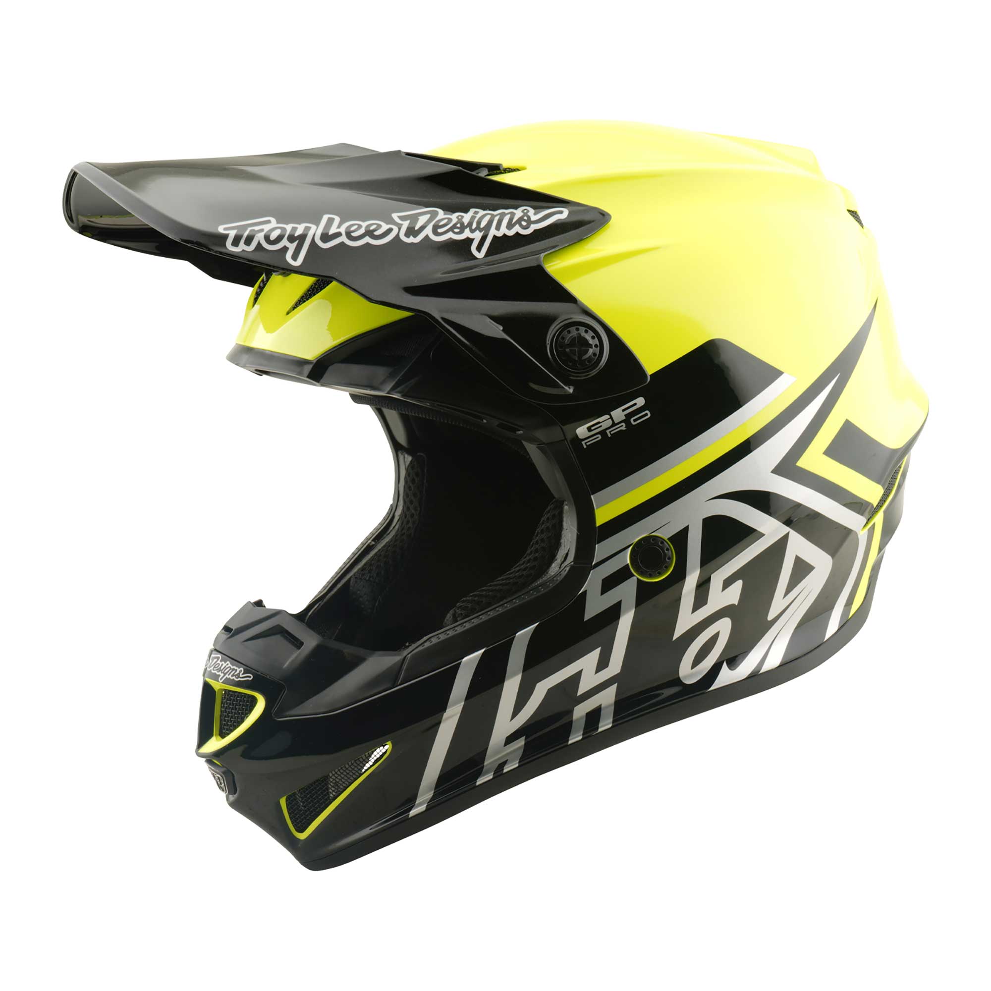 Troy Lee Designs MX | Enduro Youth Helmet - GP PRO MIPS - MONO (Flo Yellow)