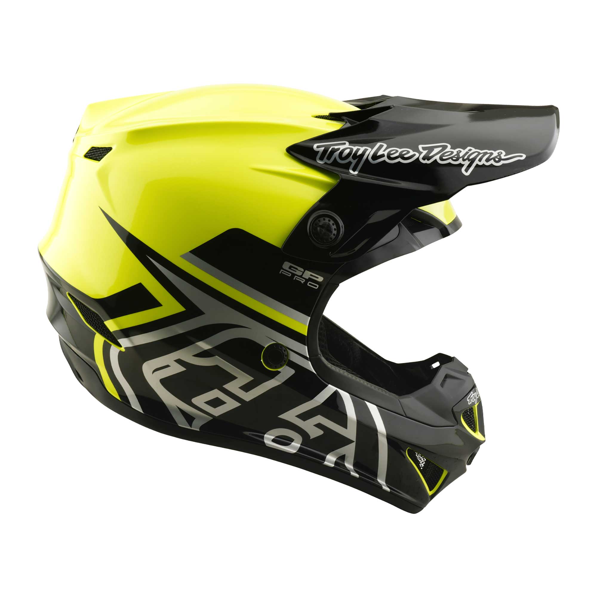 Troy Lee Designs MX | Enduro Youth Helmet - GP PRO MIPS - MONO (Flo Yellow)
