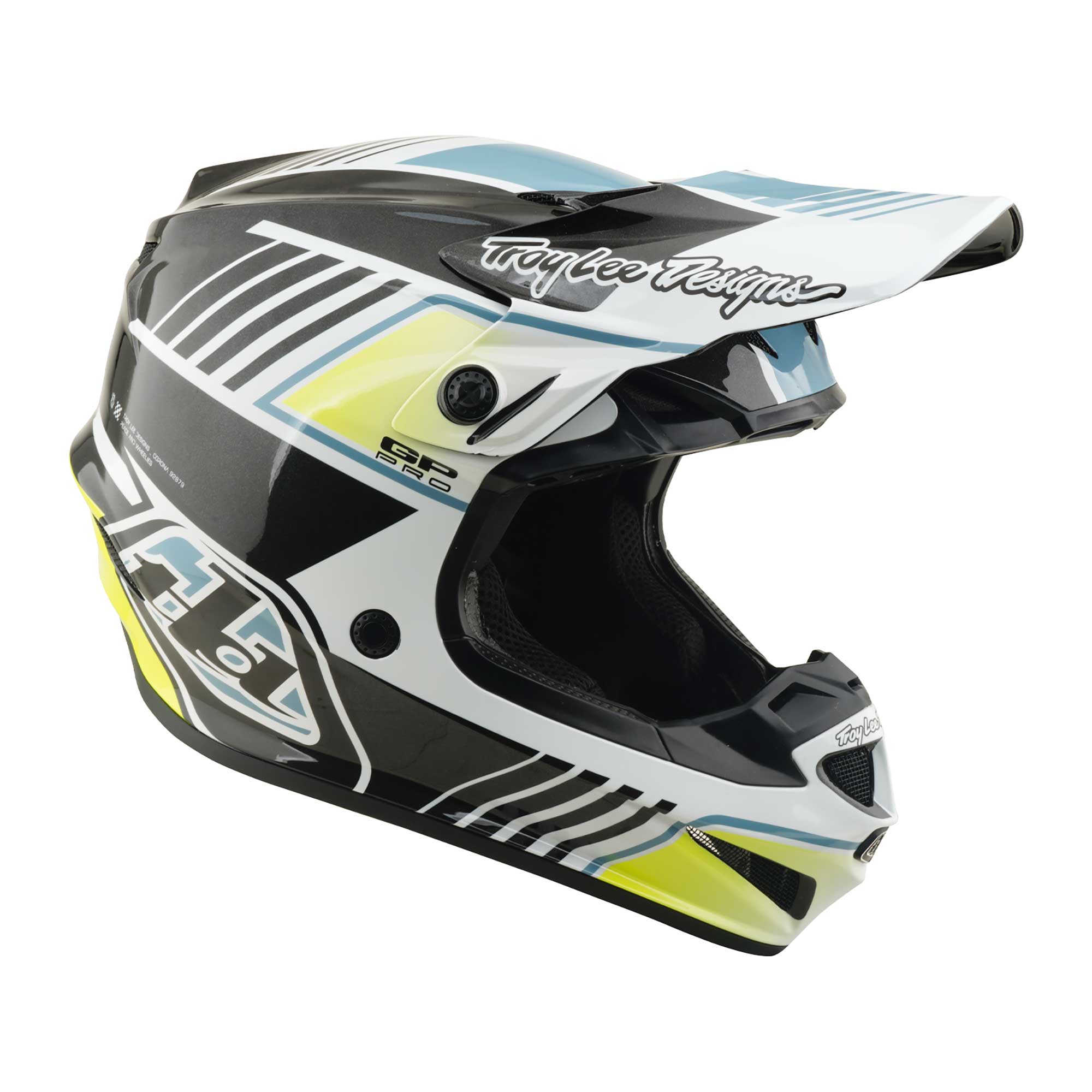 Troy Lee Designs MX | Enduro Youth Helmet - GP PRO MIPS - SEGMENT (Gray)