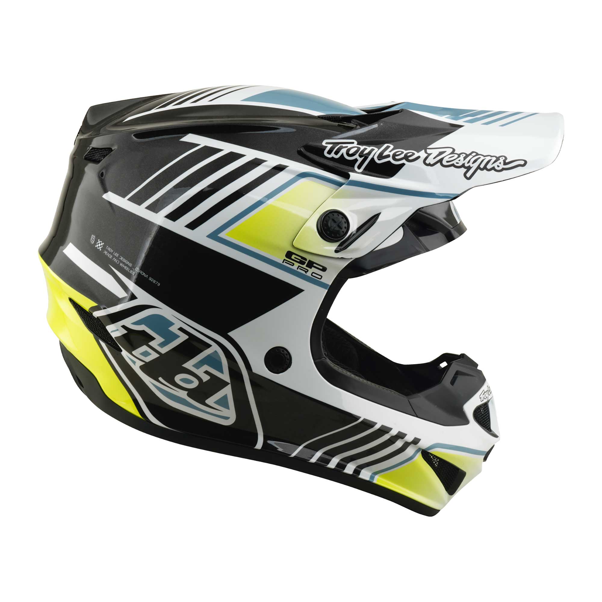 Troy Lee Designs MX | Enduro Youth Helmet - GP PRO MIPS - SEGMENT (Gray)