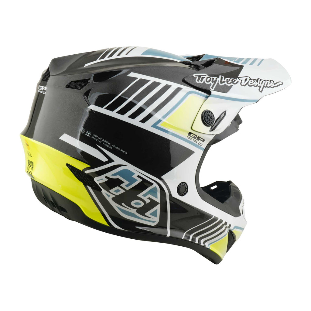 Troy Lee Designs MX | Enduro Youth Helmet - GP PRO MIPS - SEGMENT (Gray)