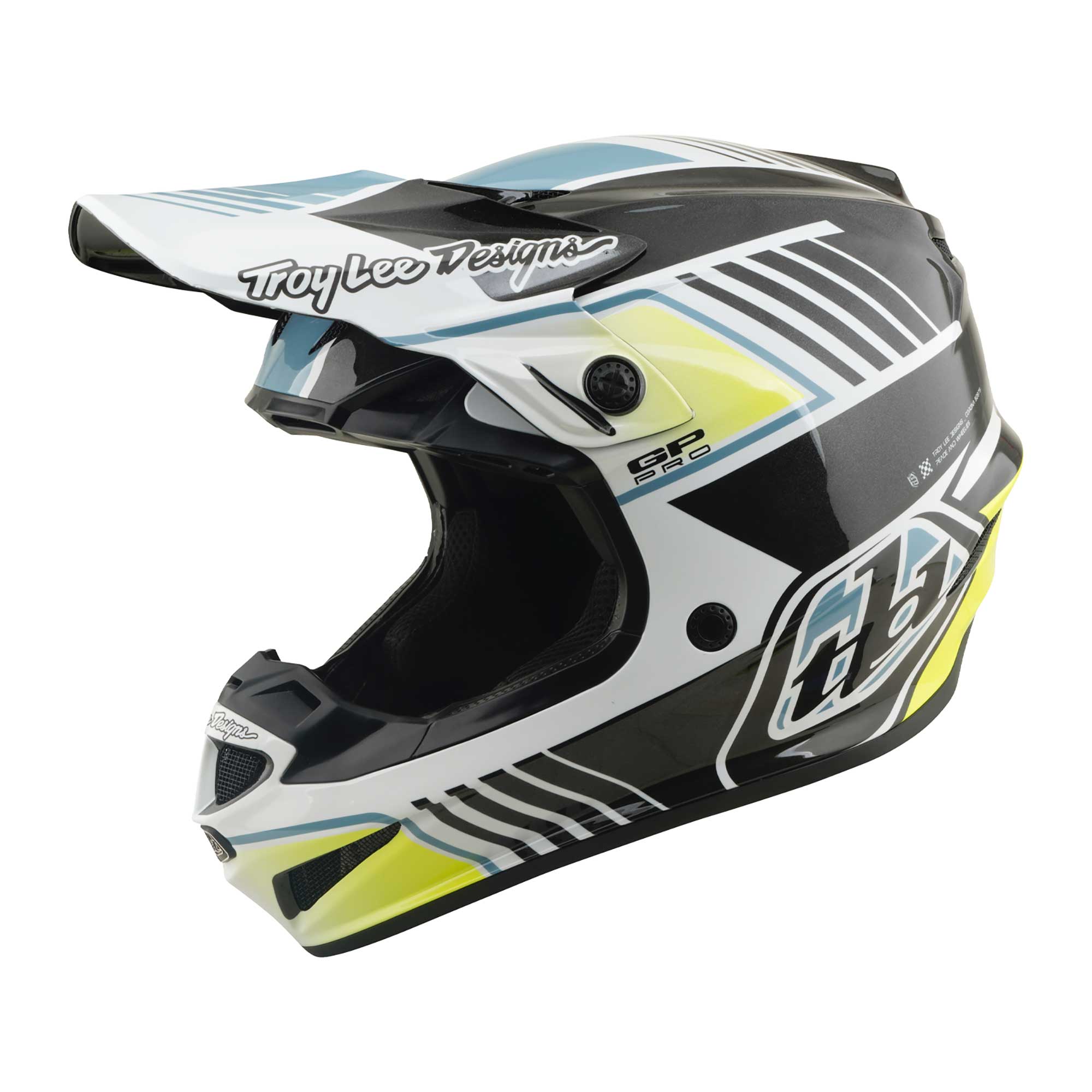 Troy Lee Designs MX | Enduro Youth Helmet - GP PRO MIPS - SEGMENT (Gray)