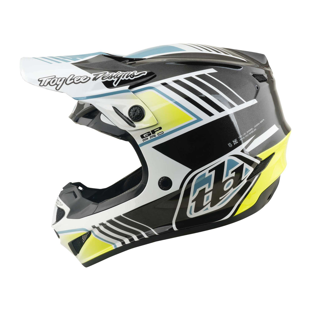 Troy Lee Designs MX | Enduro Youth Helmet - GP PRO MIPS - SEGMENT (Gray)