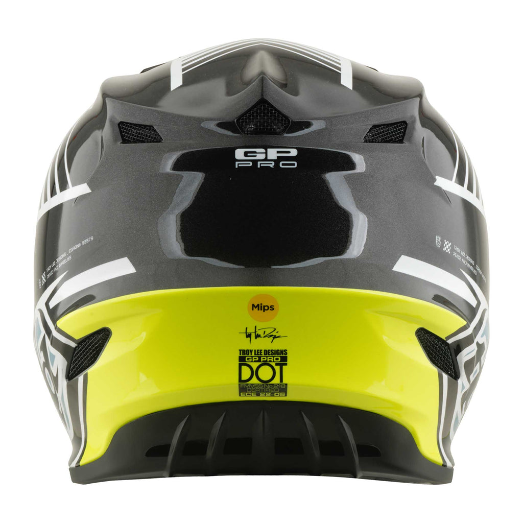 Troy Lee Designs MX | Enduro Youth Helmet - GP PRO MIPS - SEGMENT (Gray)