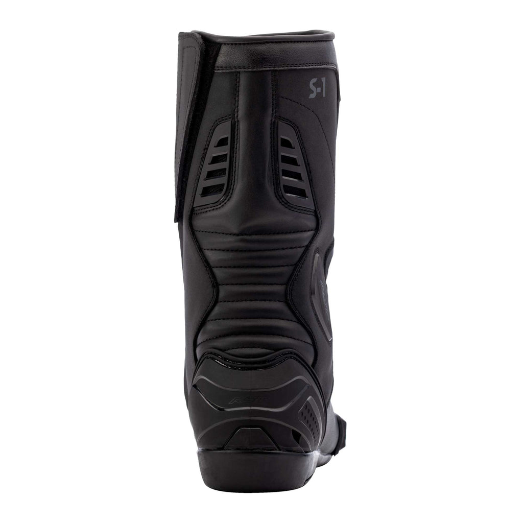 RST Motorcycle Sports Boots - S-1 Mens CE (Black / Black)