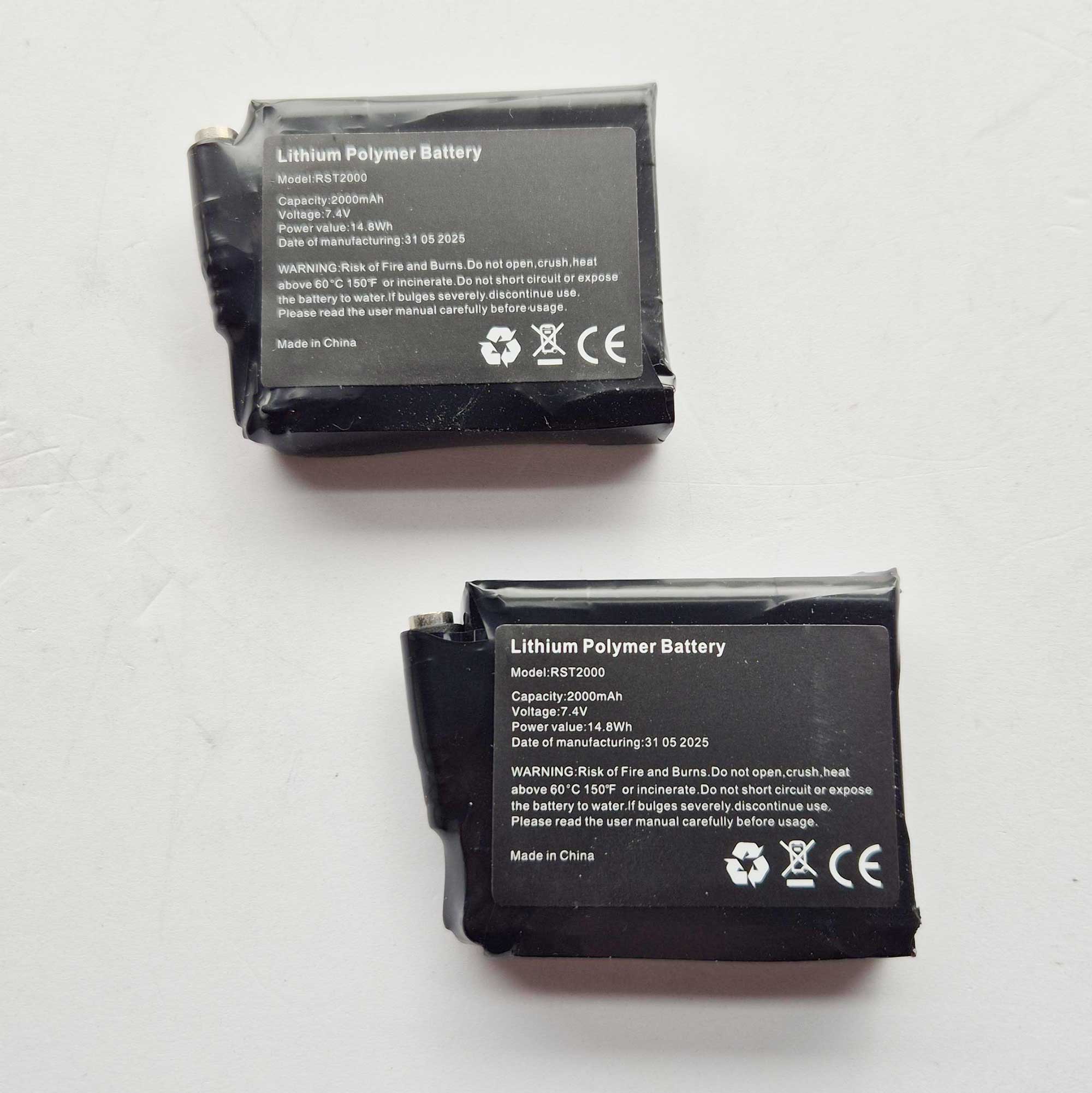 RST Heated Clothing Spares - Battery Set & Charger Cable (Gloves)