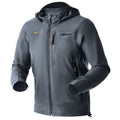 RST Motorcycle Riding Hoodie Jacket - Havoc Softshell D3O Armour (Grey)