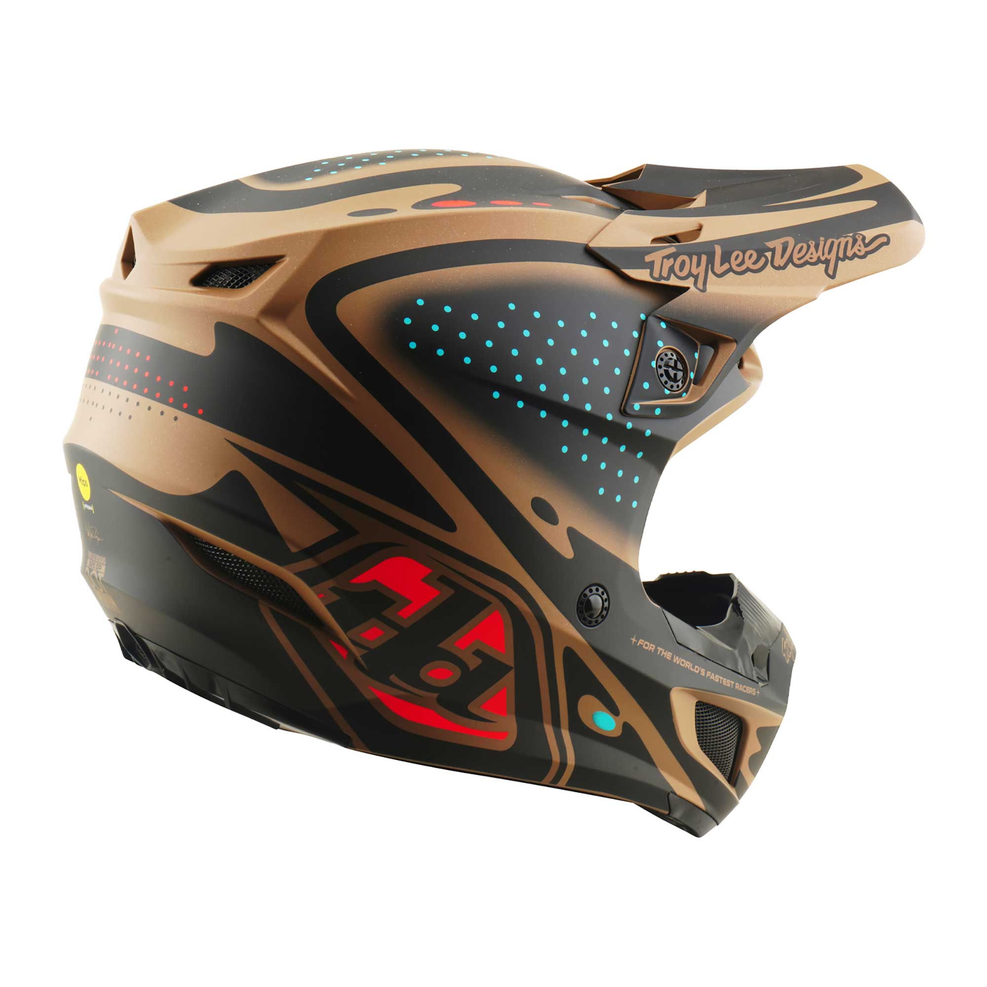 Troy Lee Designs MX | Enduro Helmet - SE5 Polycarbonate MIPS Integra - THE LINE (Sienna)