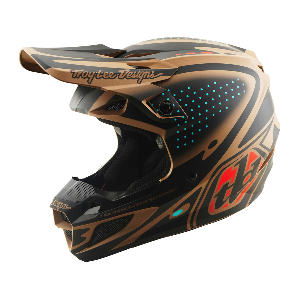 Troy Lee Designs MX | Enduro Helmet - SE5 Polycarbonate MIPS Integra - THE LINE (Sienna)