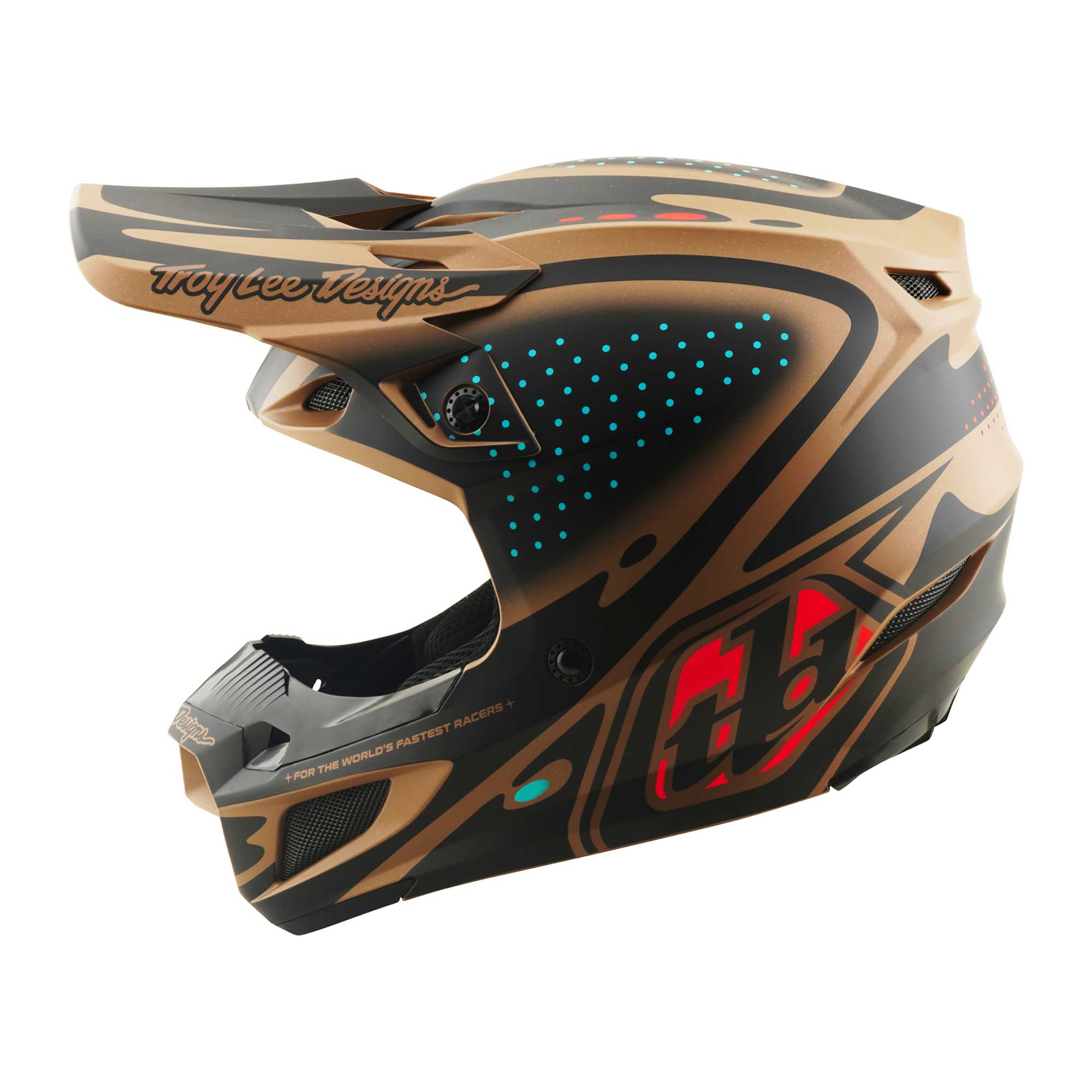 Troy Lee Designs MX | Enduro Helmet - SE5 Polycarbonate MIPS Integra - THE LINE (Sienna)