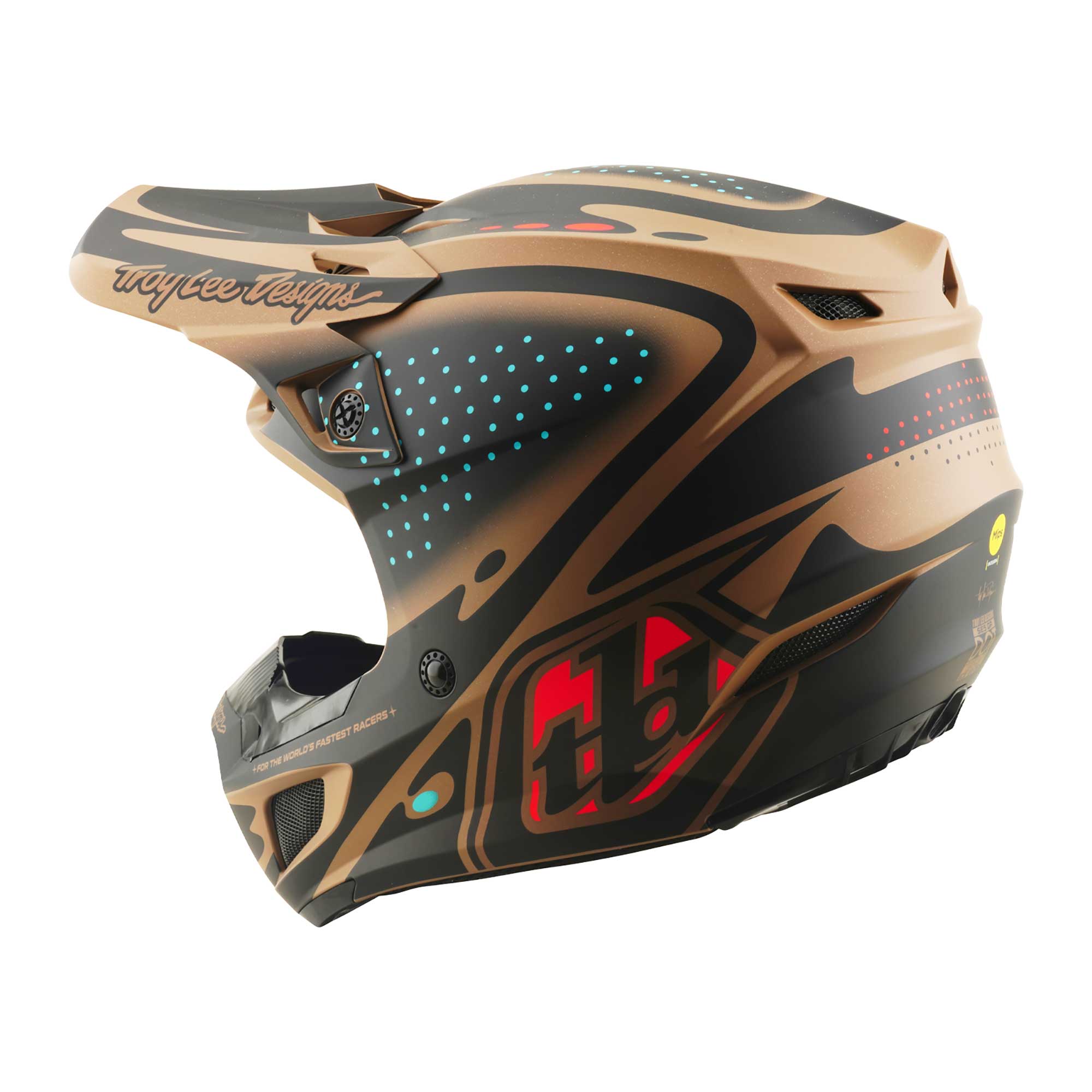 Troy Lee Designs MX | Enduro Helmet - SE5 Polycarbonate MIPS Integra - THE LINE (Sienna)