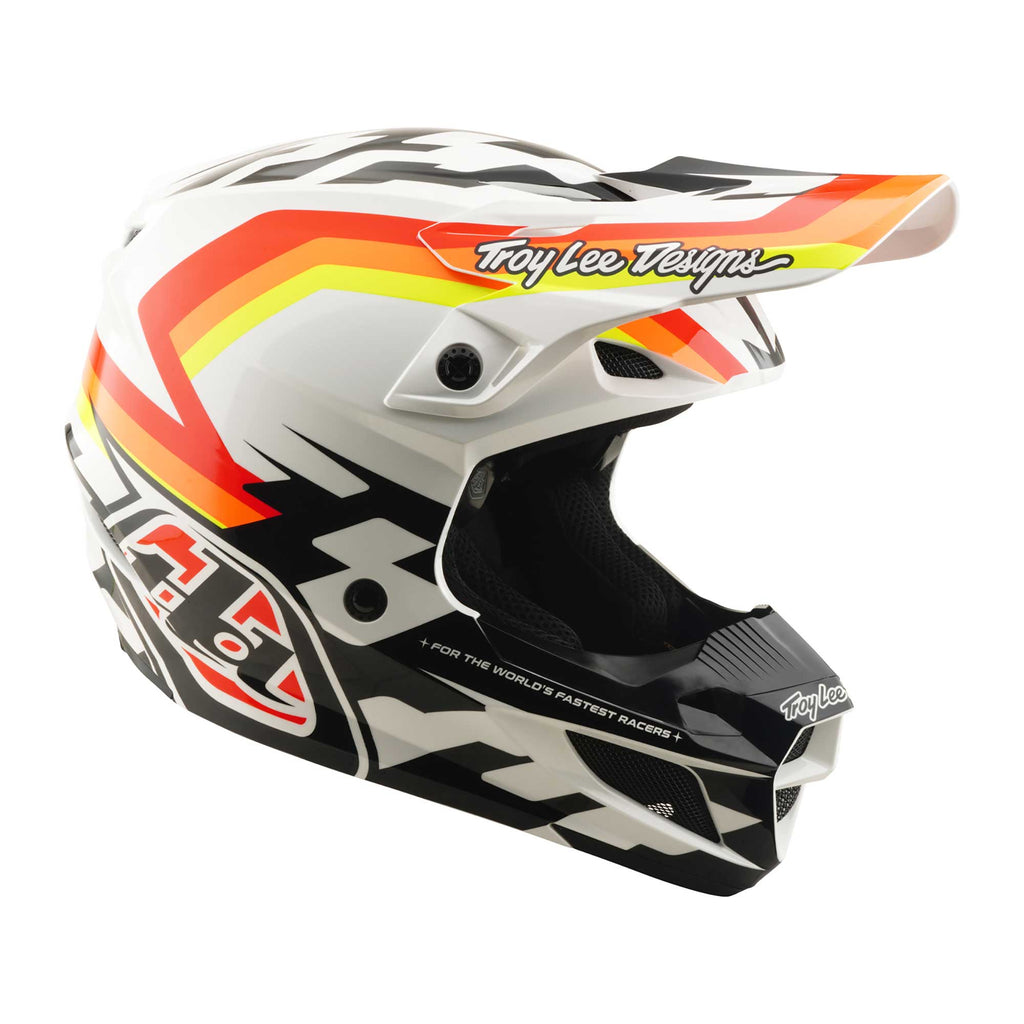 Troy Lee Designs MX | Enduro Helmet - SE5 Polycarbonate MIPS Integra - DASH (Orange)