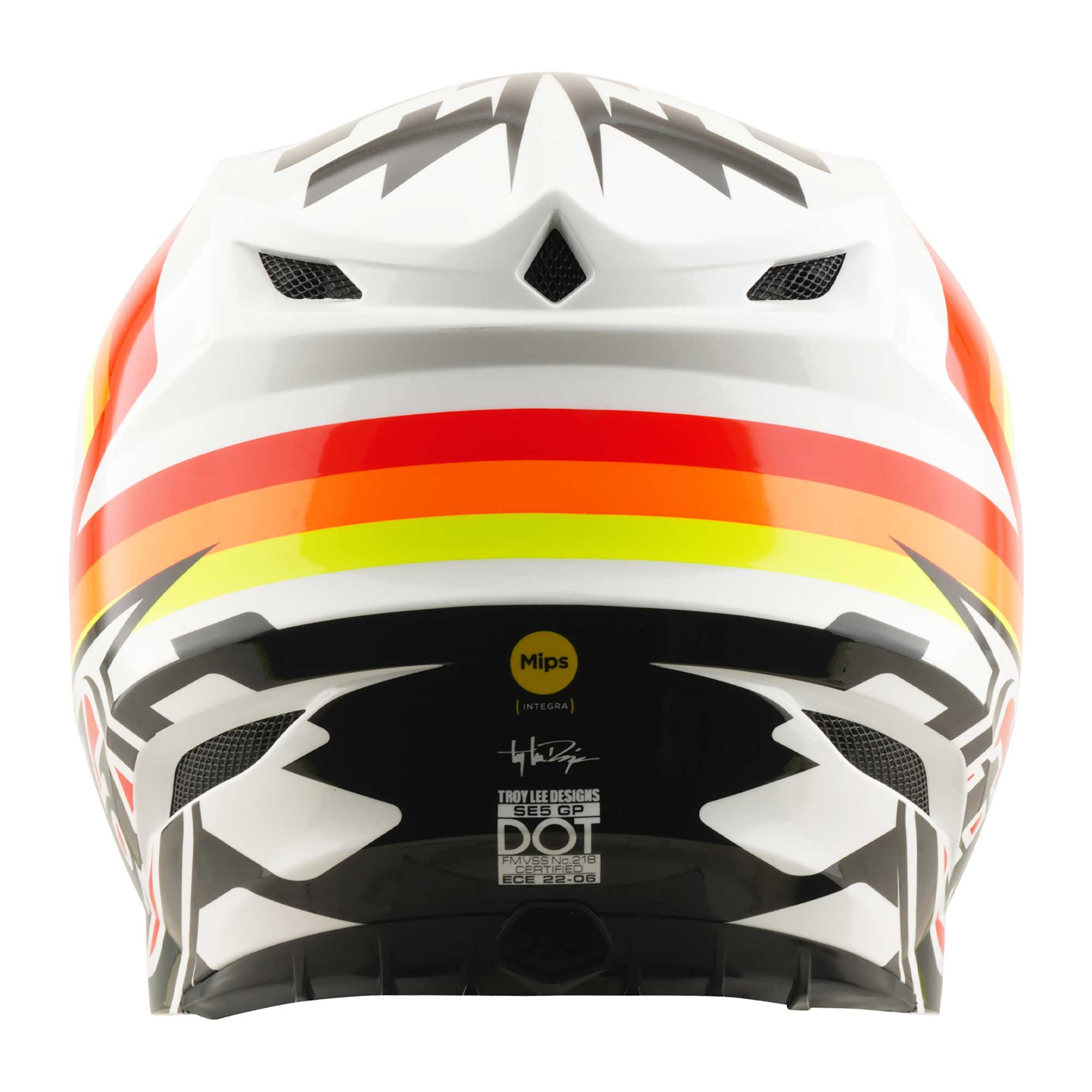 Troy Lee Designs MX | Enduro Helmet - SE5 Polycarbonate MIPS Integra - DASH (Orange)