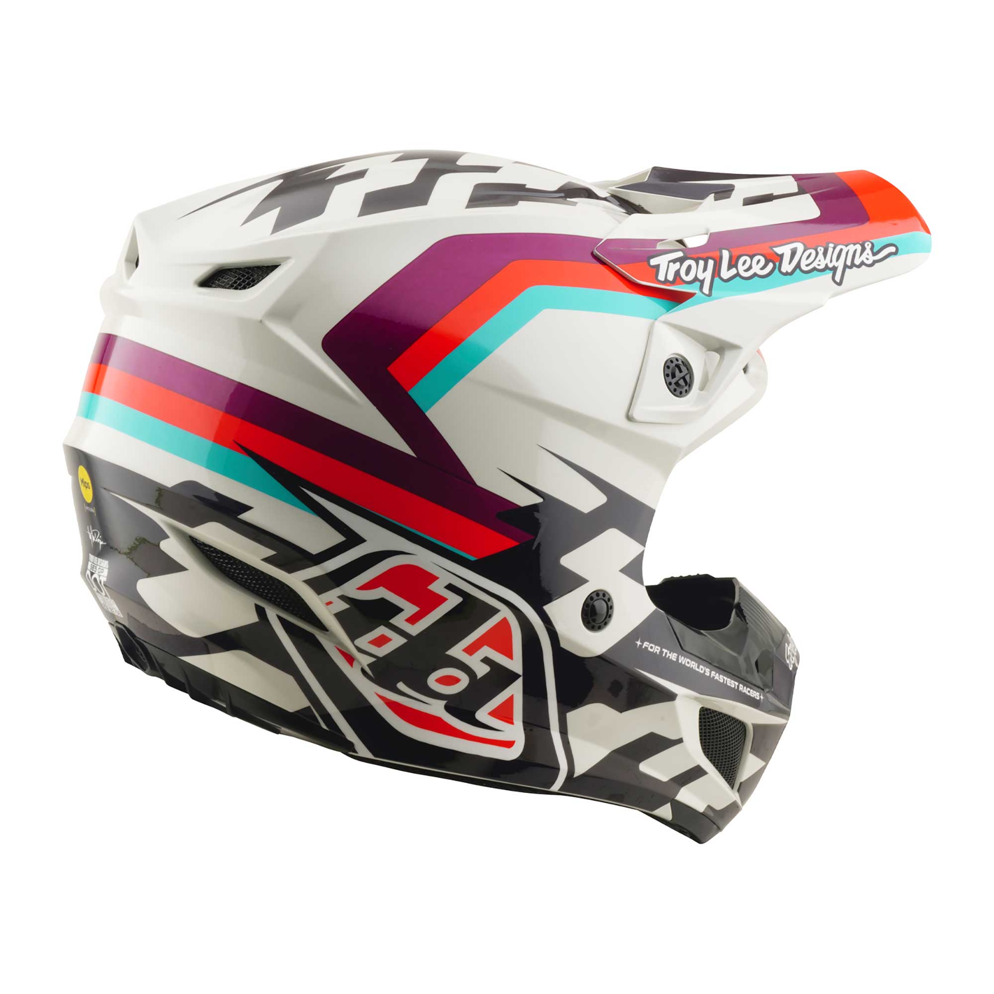 Troy Lee Designs MX | Enduro Helmet - SE5 Polycarbonate MIPS Integra - DASH (Violet)