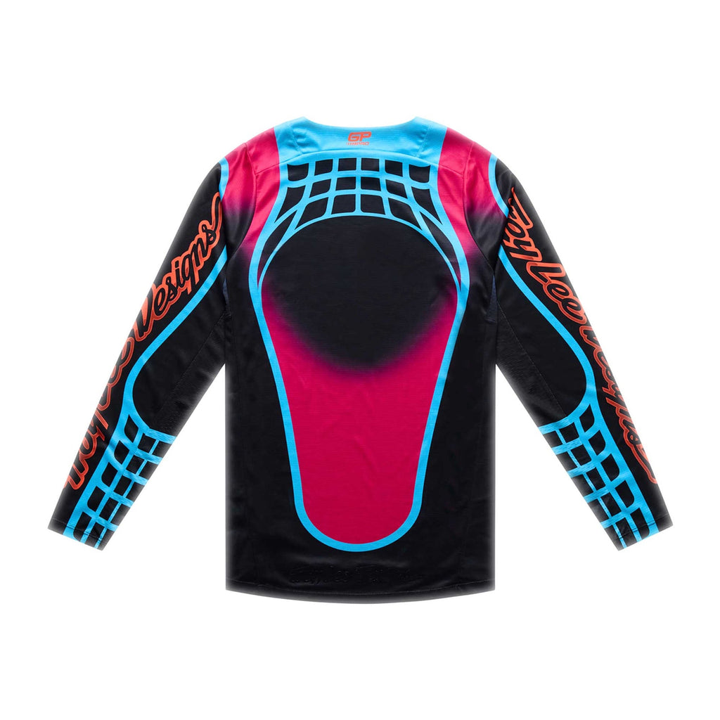 Troy Lee Designs MX Jersey - GP PRO FRAMEWORK (Black / Cyan)