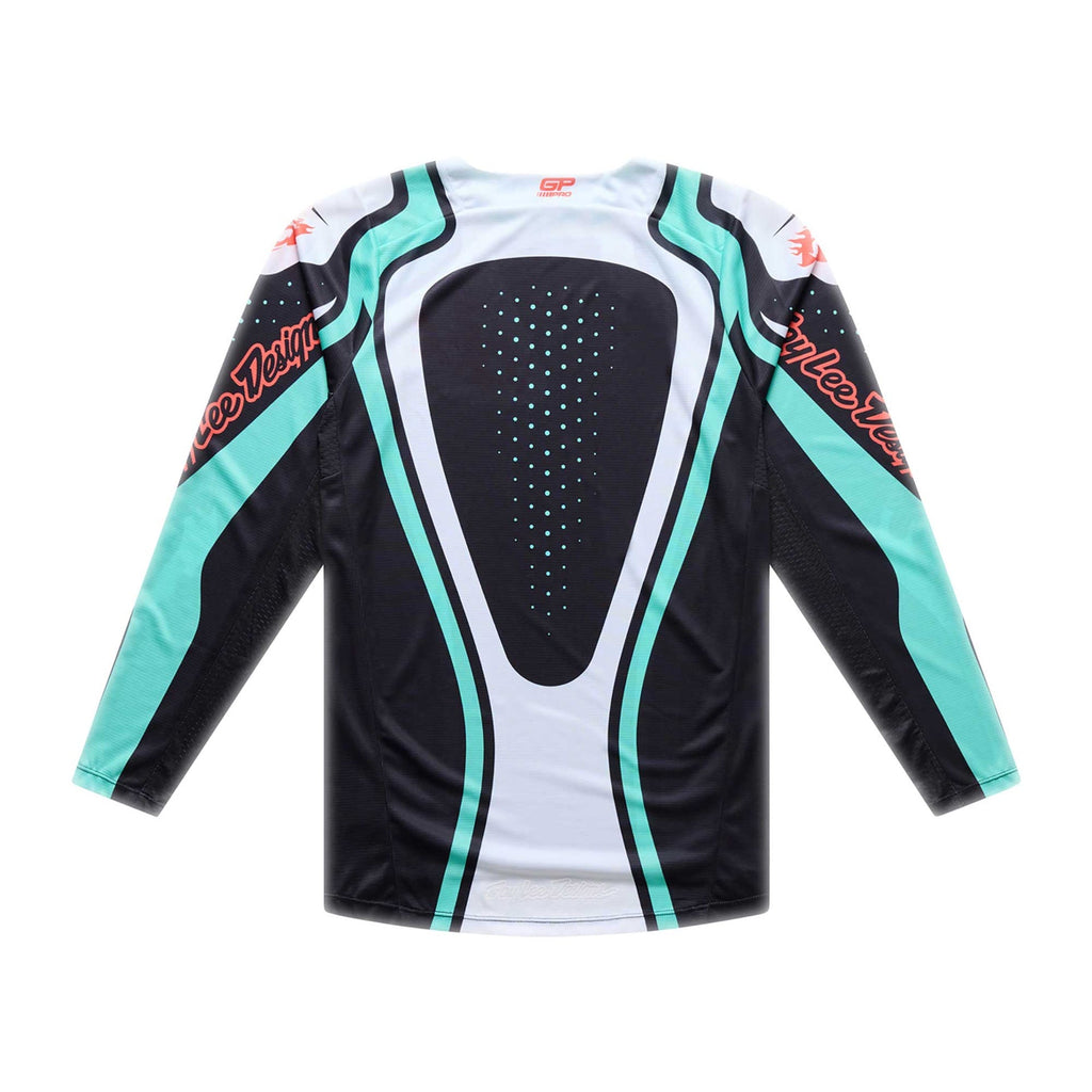 Troy Lee Designs MX Jersey - GP PRO ROLLER (Black / Teal)