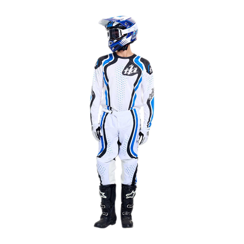 Troy Lee Designs MX Jersey - GP PRO ROLLER (White / Blue)