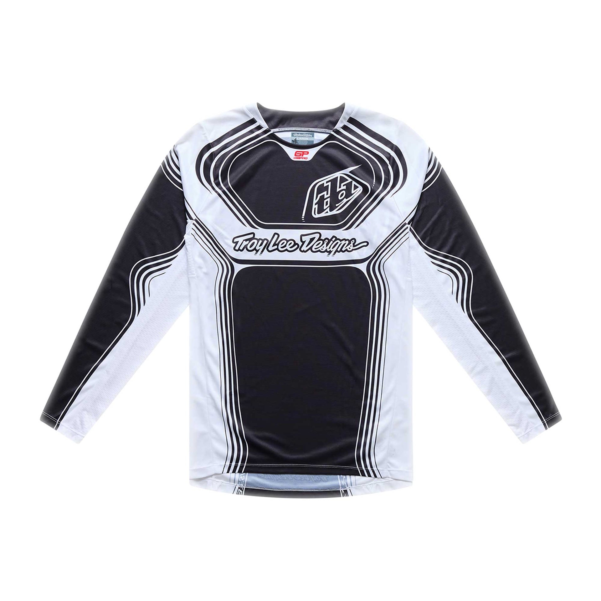 Troy Lee Designs MX Jersey - GP PRO STREAMLINE (Black / White)