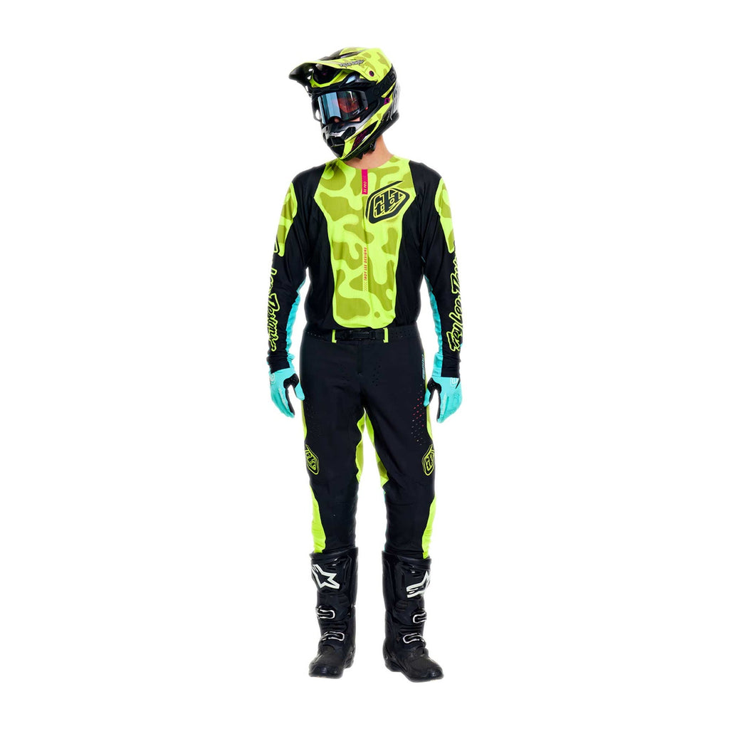 Troy Lee Designs MX Jersey - SE PRO MYTH (Black / Flo Yellow)