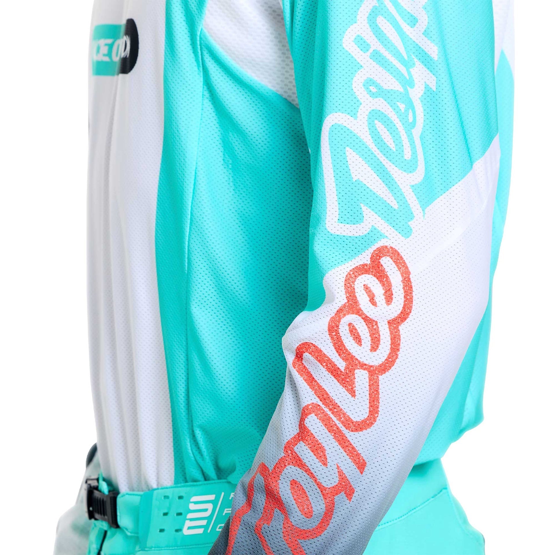 Troy Lee Designs MX Jersey - SE PRO SEVER (White / Teal)