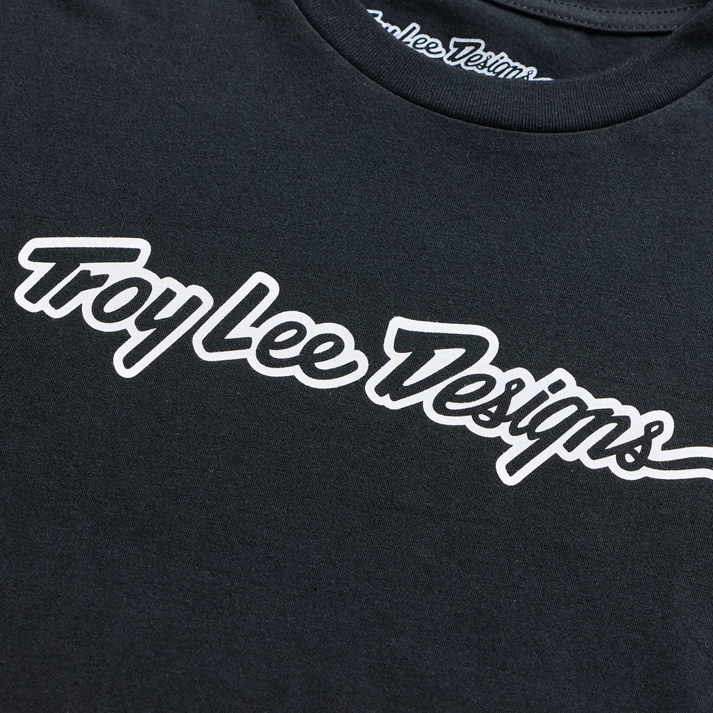 Troy Lee Designs MX T-Shirt Long Sleeve - SIGNATURE (Black)
