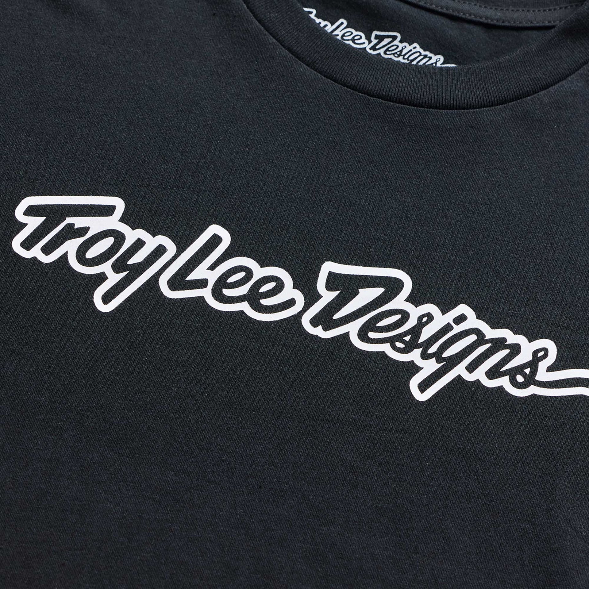 Troy Lee Designs MX T-Shirt Long Sleeve - SIGNATURE (Black)