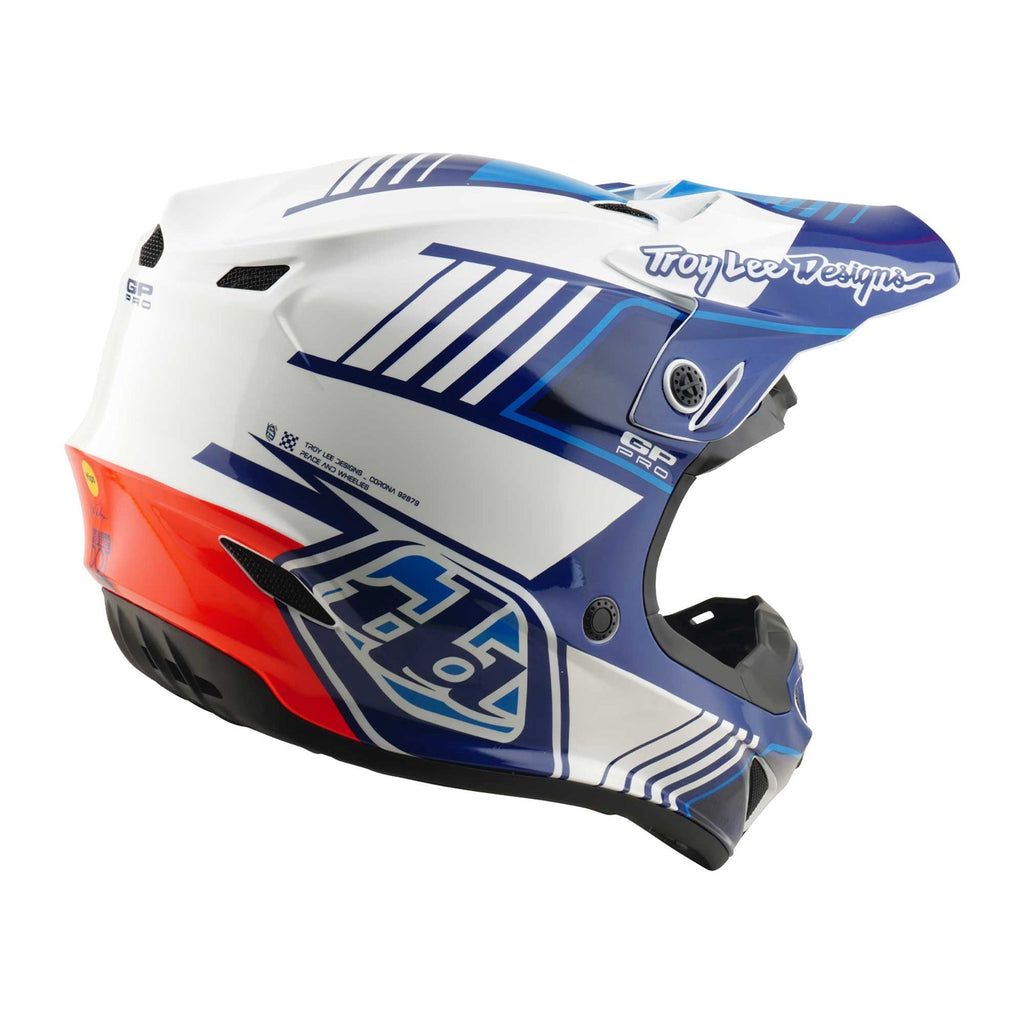 Troy Lee Designs MX | Enduro Helmet - GP PRO MIPS - SEGMENT (Blue)