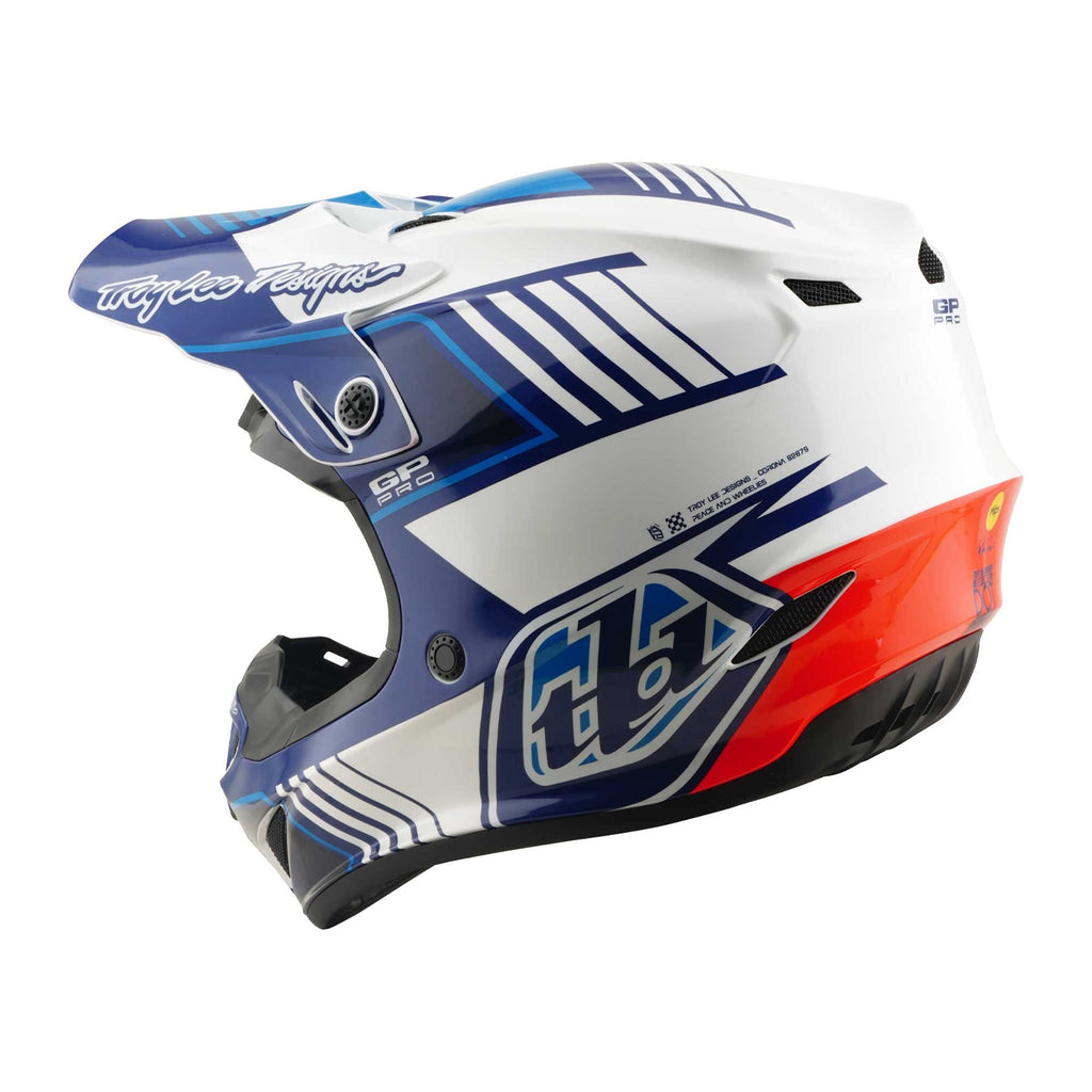 Troy Lee Designs MX | Enduro Helmet - GP PRO MIPS - SEGMENT (Blue)