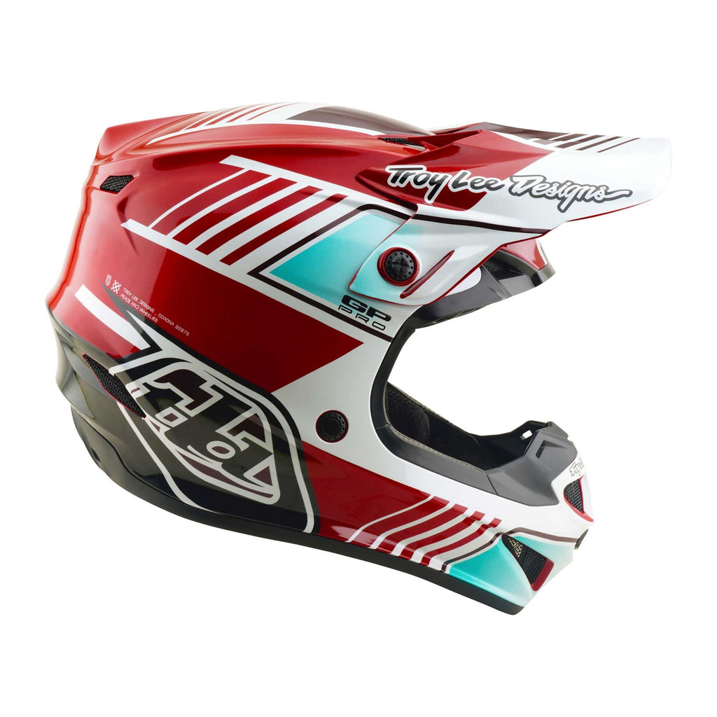 Troy Lee Designs MX | Enduro Helmet - GP PRO MIPS - SEGMENT (Red)