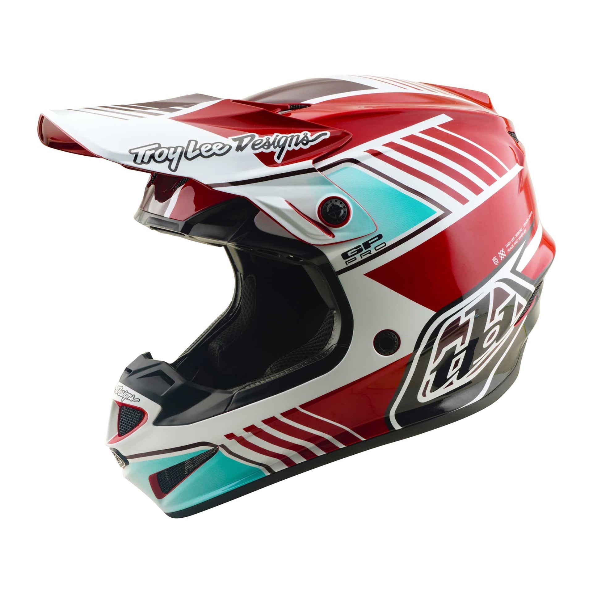Troy Lee Designs MX | Enduro Helmet - GP PRO MIPS - SEGMENT (Red)