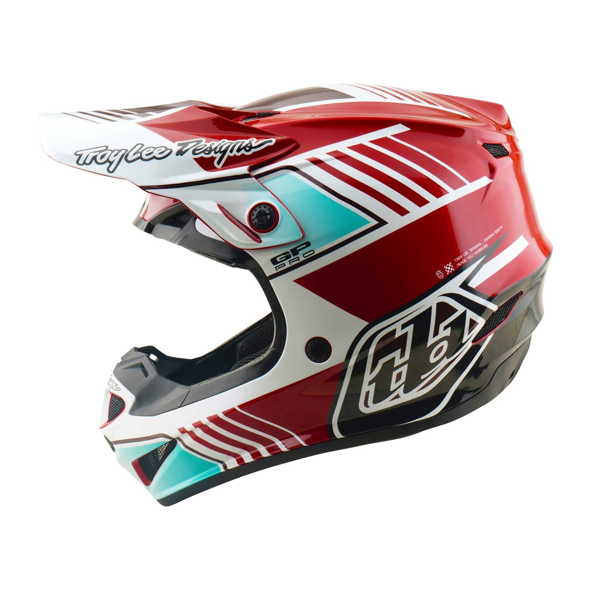 Troy Lee Designs MX | Enduro Helmet - GP PRO MIPS - SEGMENT (Red)