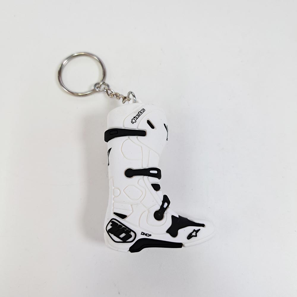 Alpinestars Key Ring - New Tech 10 Boot (White)