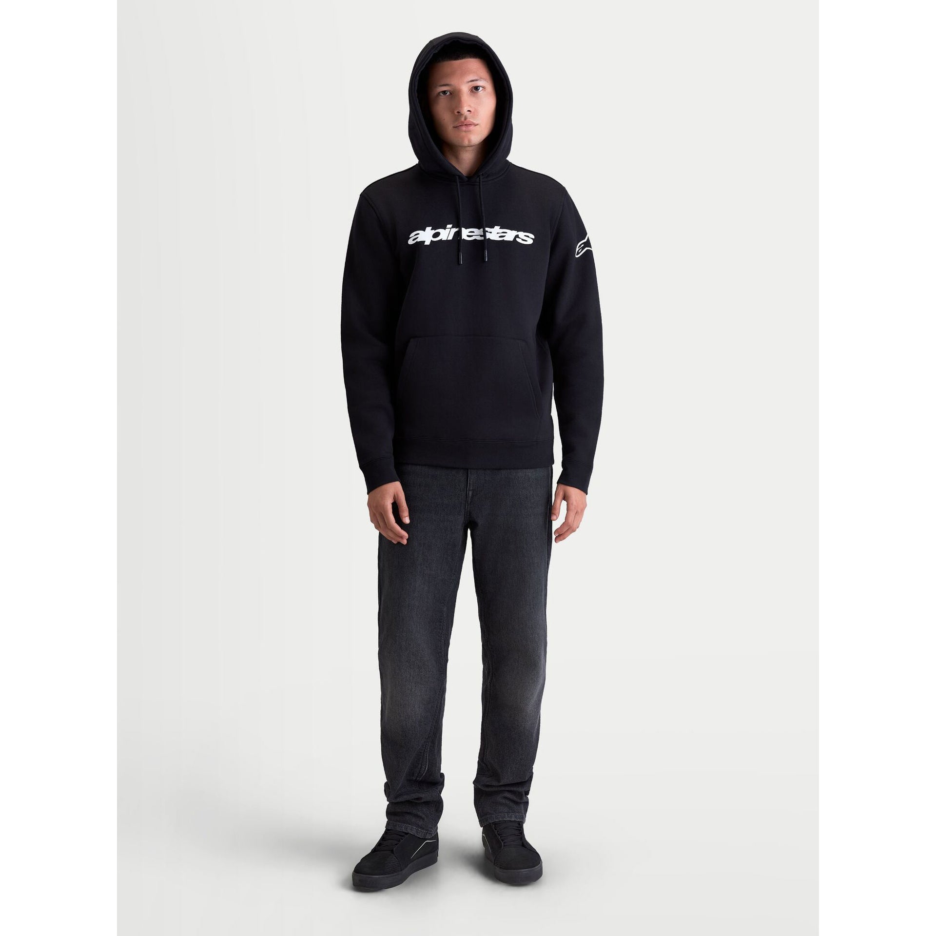 Alpinestars RACE WORDMARK Hoodie (Black/White)
