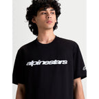 Alpinestars RACE WORDMARK SS CSF T-Shirt (Black/White)