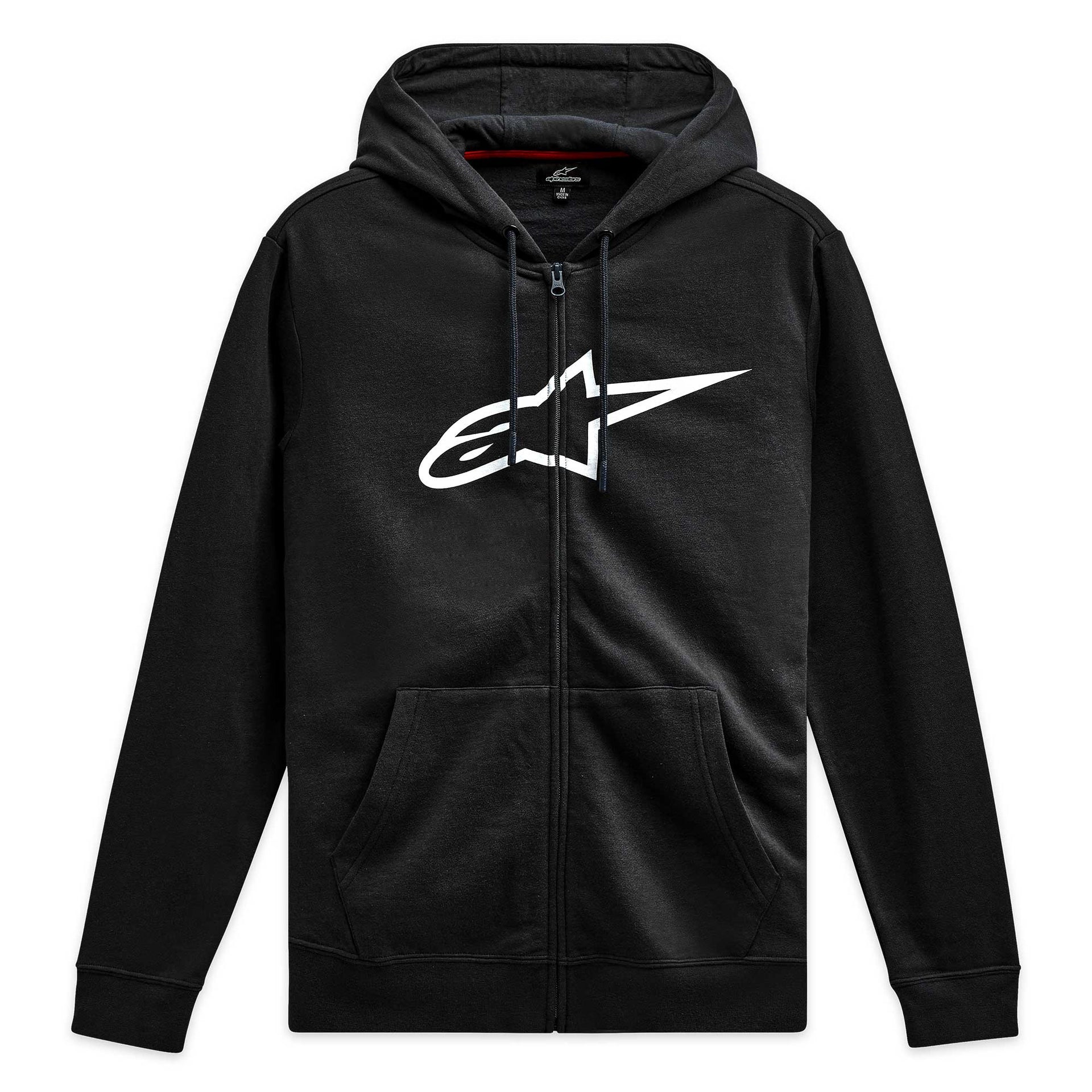 Alpinestars Zip Hoodie - Ageless V3 (Black/White)