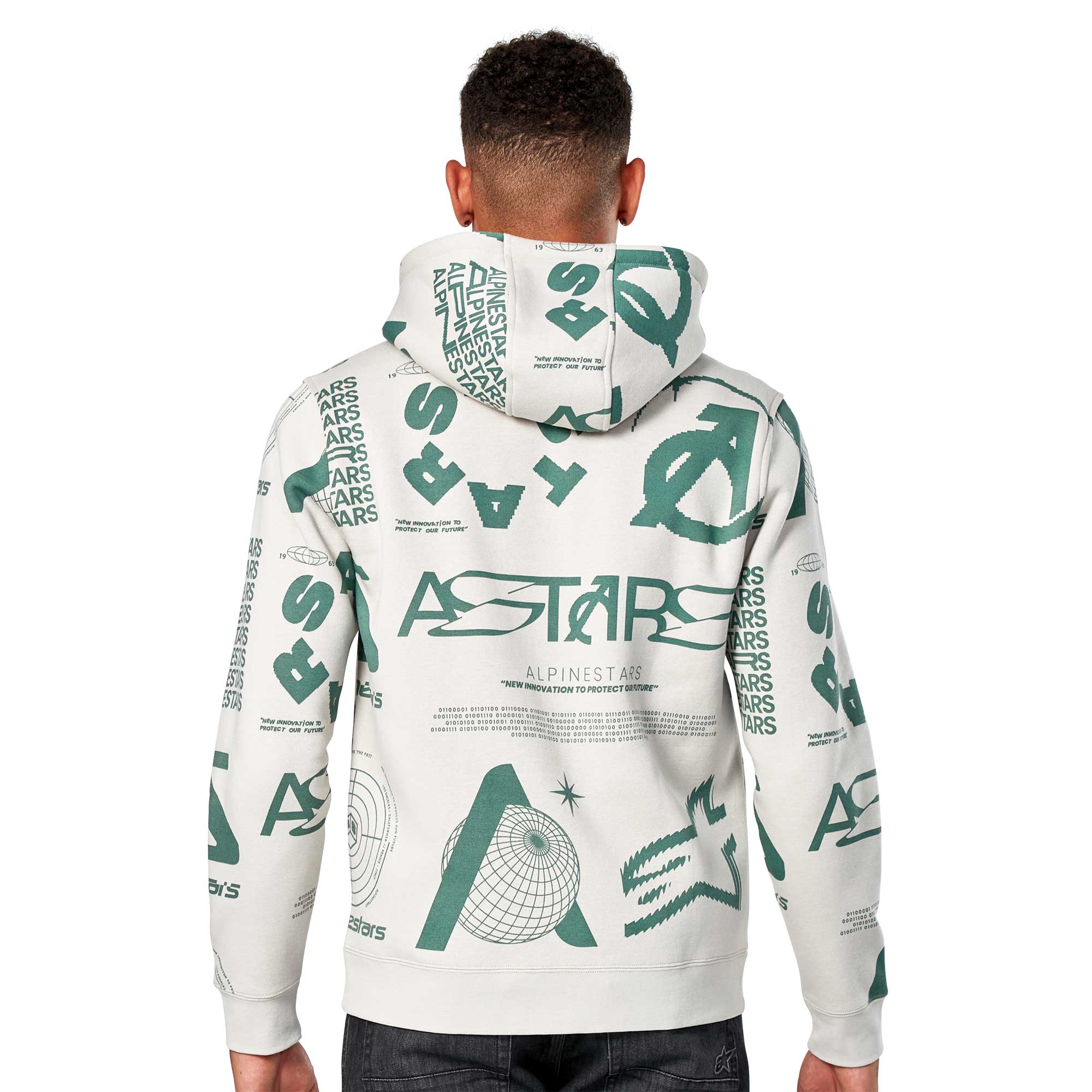 Alpinestars (SALE) Zip Hoodie - Determinant (Off White)