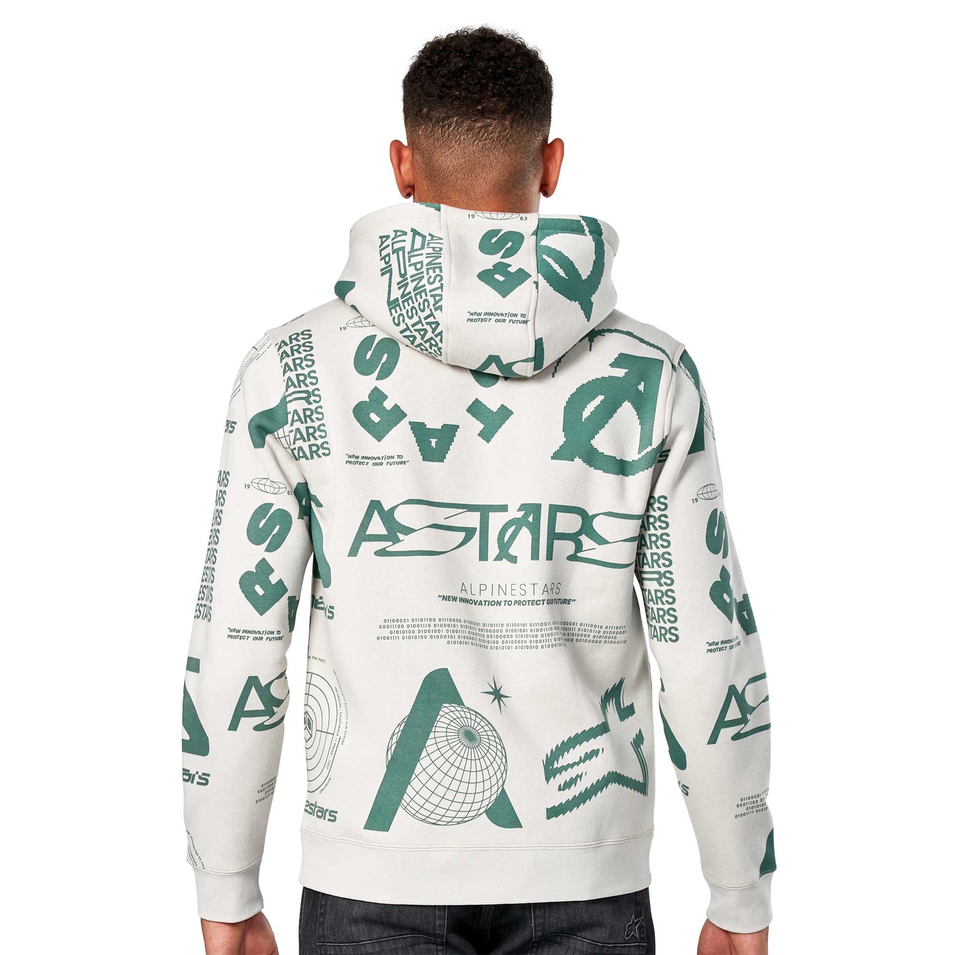 Alpinestars (SALE) Zip Hoodie - Determinant (Off White)