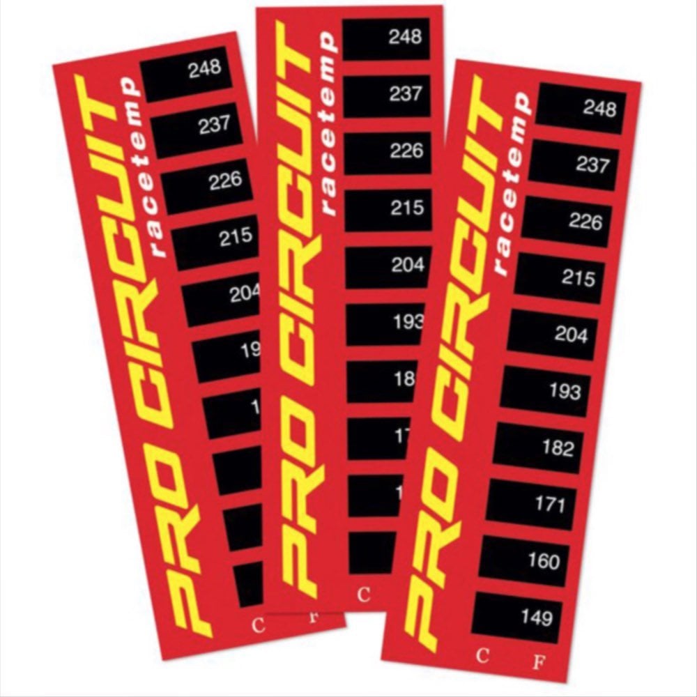 Pro Circuit - Thermostrips/Temperature Stickers - x3