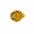 Apico - Magnetic Sump Plug w/Washer - M8 x 20mm x 1.5 - CRF250 10-17, CRF450 09-16, RMZ250/450 08-26 - Yellow